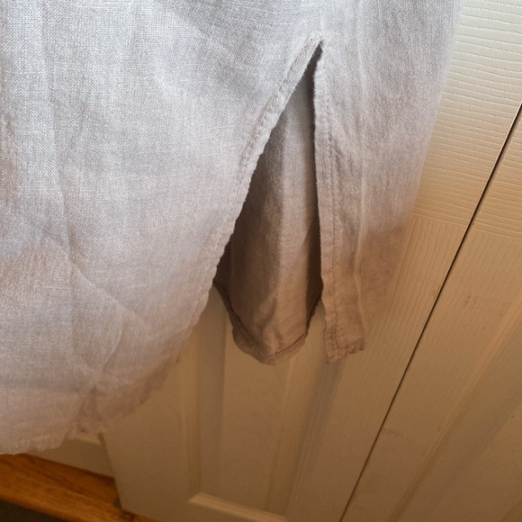 Cristina Vergani NWT Made In Italy Tan Cotton/Linen Blend Size Small - Picture 7 of 16